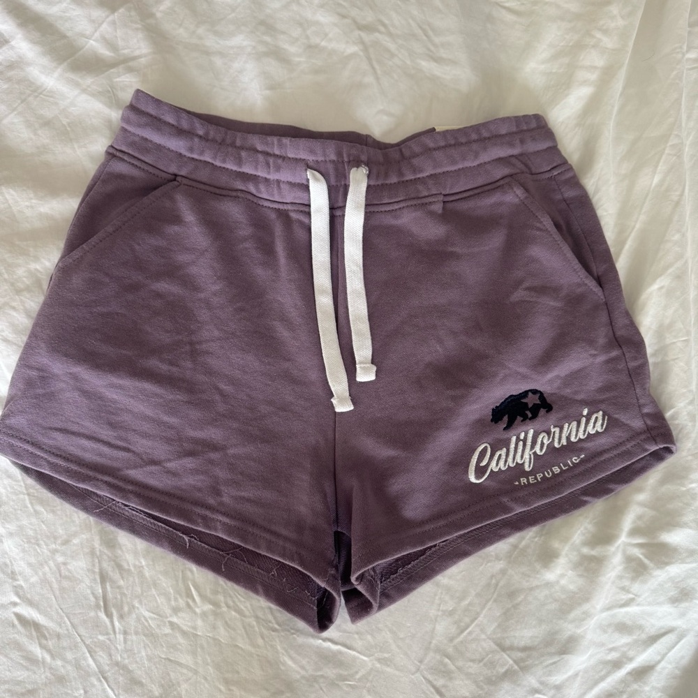 Cozy California Purple Shorts